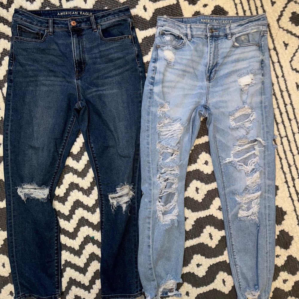 American Eagle mom jeans
